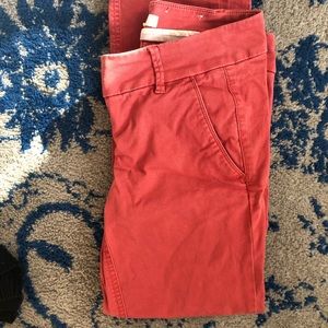 Like new salmon colored capris from LOFT